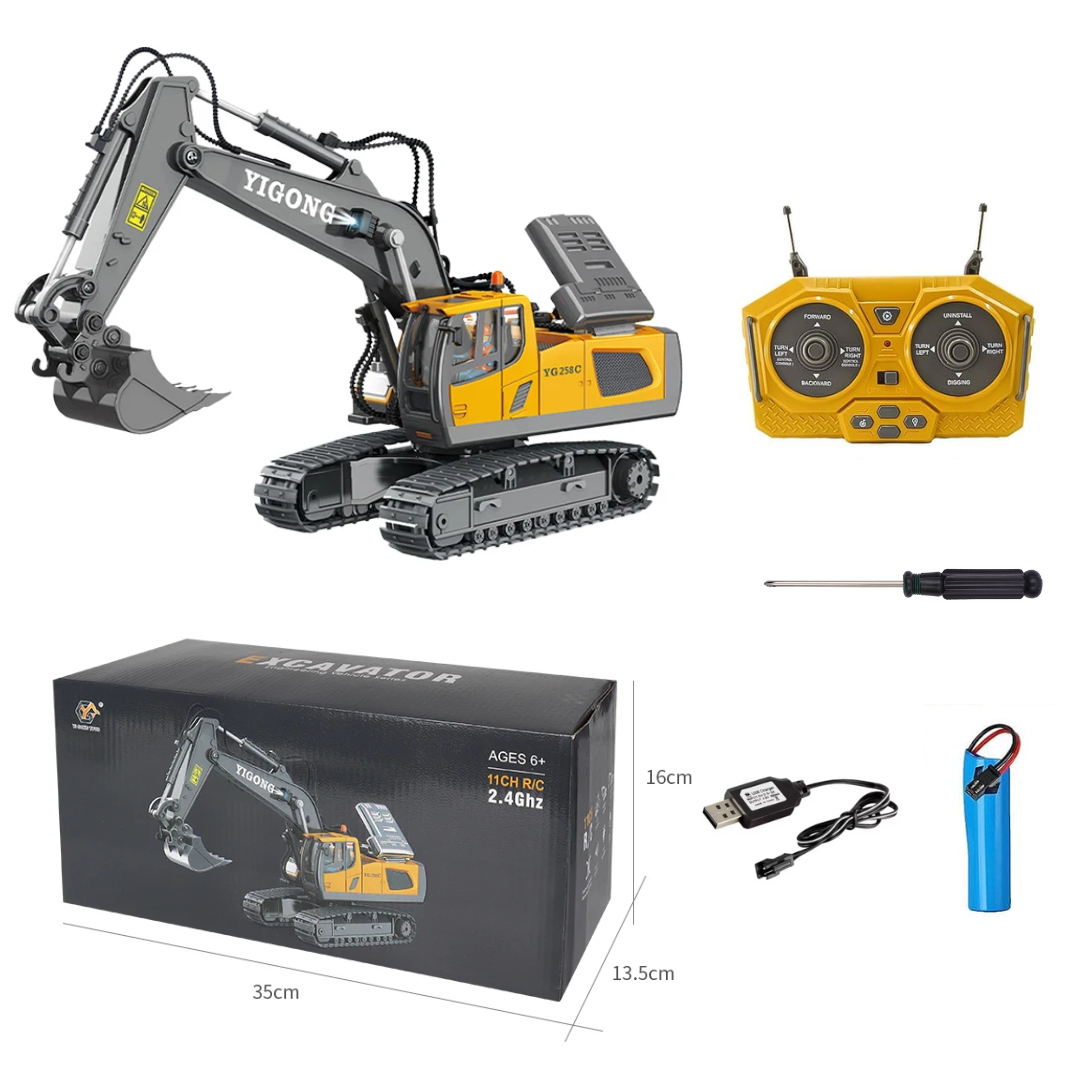 Excavadora Profesional a Control Remoto