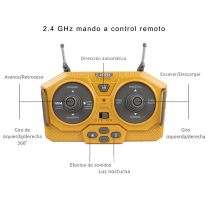 Excavadora Profesional a Control Remoto